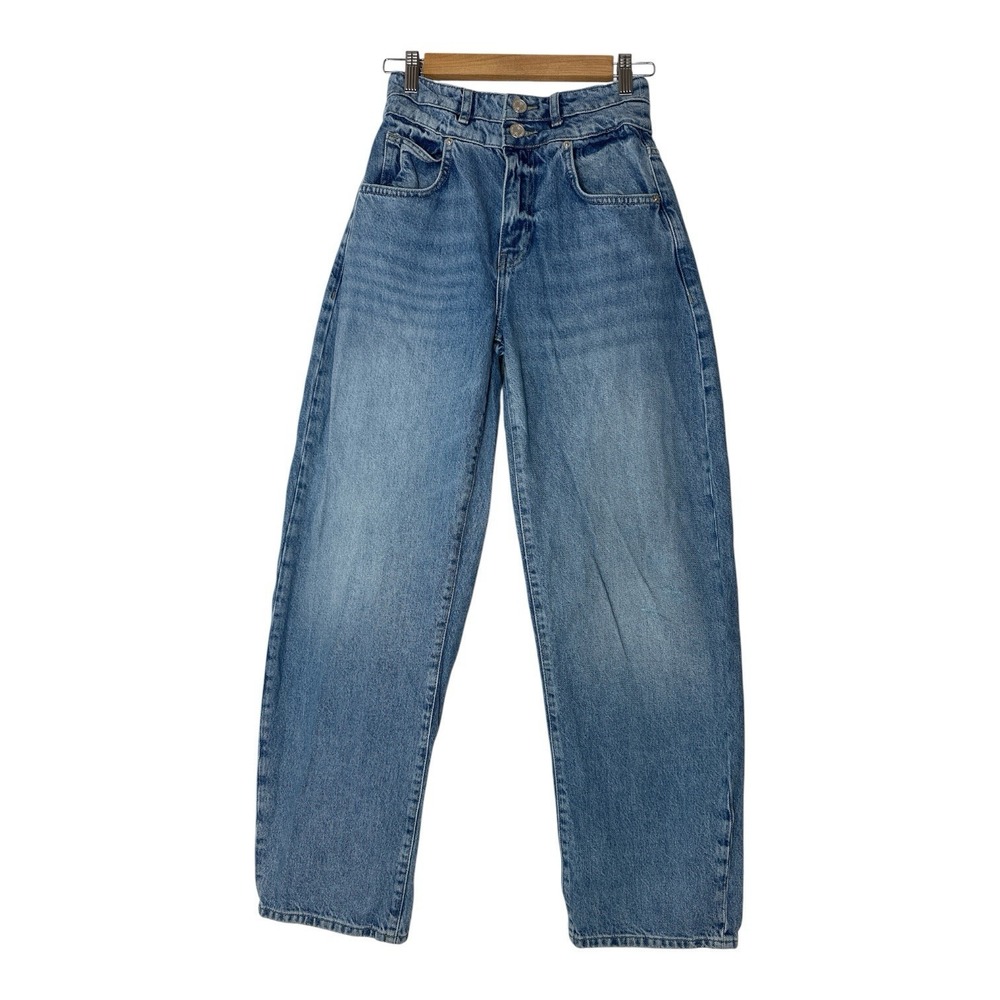 FRAME Barrel Jeans Women's Size 24 Blue Medium Wash